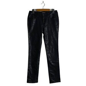 Suko Jeans Women's Black Patterned Jeans